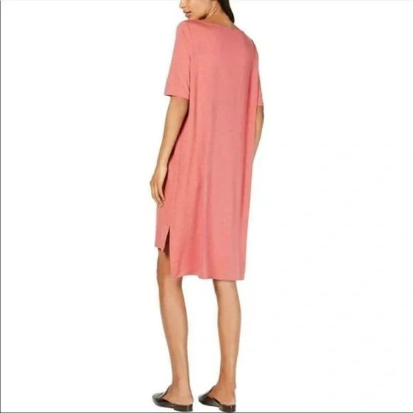 Eileen Fisher | Chutney Jersey Ballet Tencel Dress - Picture 11 of 11